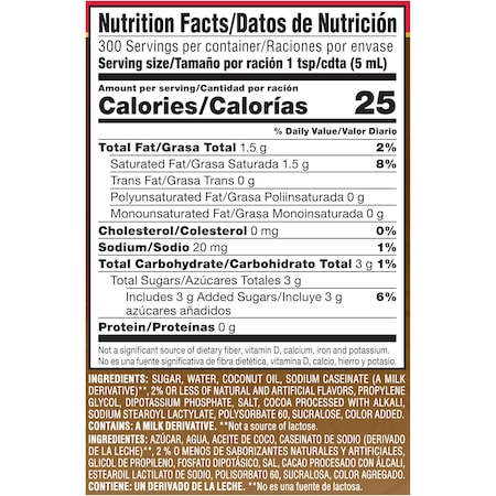 Nestle Salted Caramel Chocolate Pump Concentrate Liquid Creamer 50.7 oz., PK2 00050000799763U